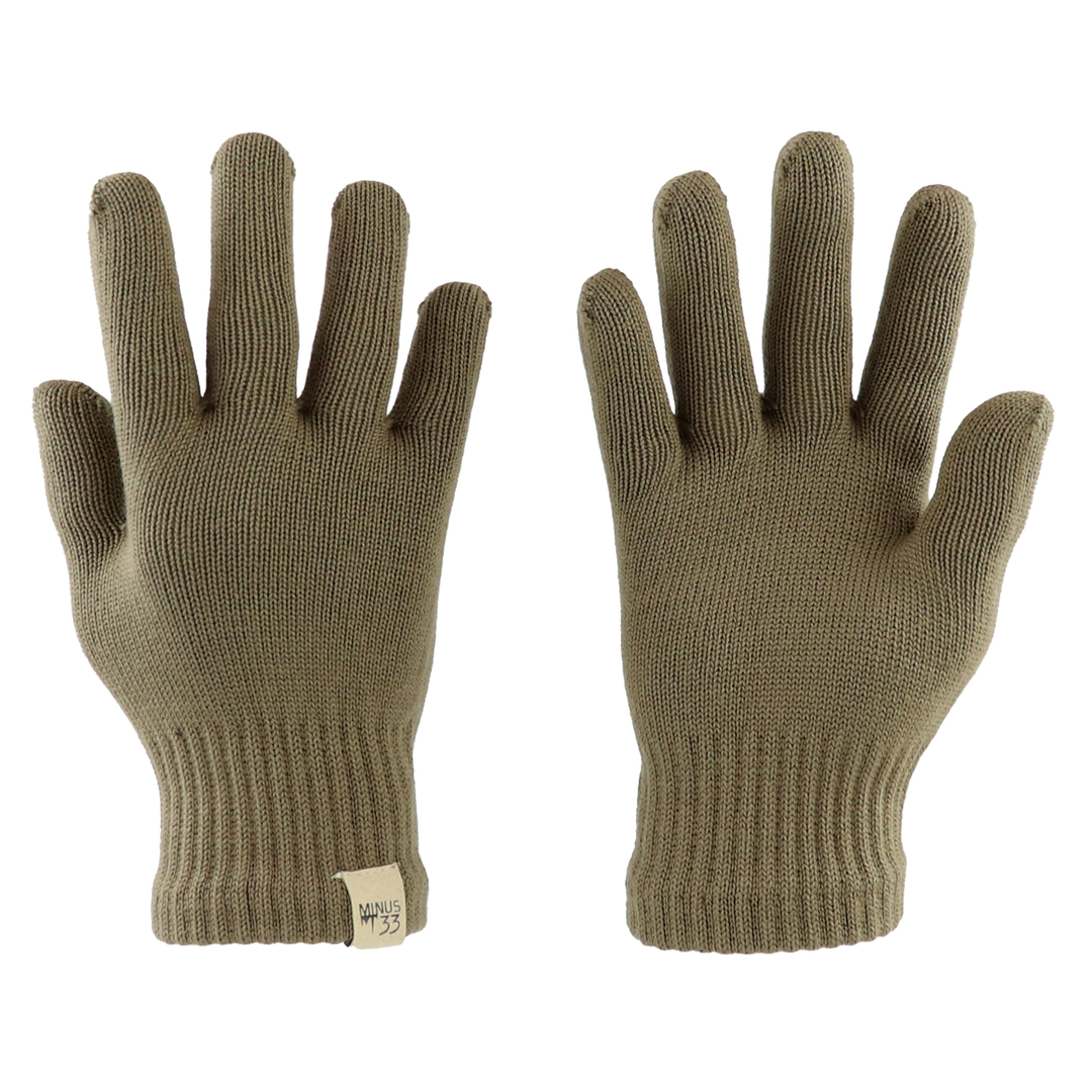 Minus33 Merino Wool Glove Liners #color_tan-499